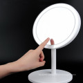 desktop makeup led mirror bedroom round shape